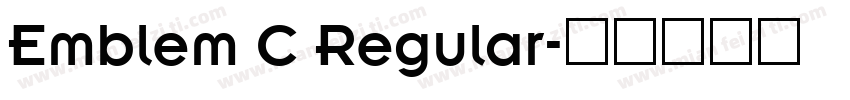 Emblem C Regular字体转换
